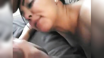 Sexy Aunty Licking Balls Engulfing Shaft Of Landlord