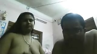 Desi Horny Aunty and uncle showing Boobs & Wet crack Mms