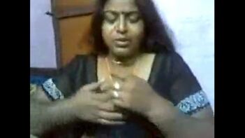 Breasty South Indian Aunty Saree Strip And Boobs Engulf