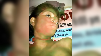 Indian aunty hardcore sex after holi
