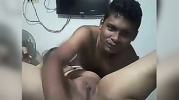 Desi large boobs aunty fucked by youthful servant on webcam