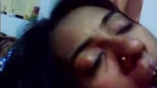 Scandal mms clip of Indian mature housewife aunty fucked by devar