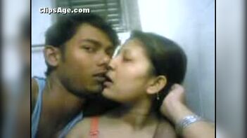 Indian sex scandal mms clip of desi youthful bhabhi with secret lover