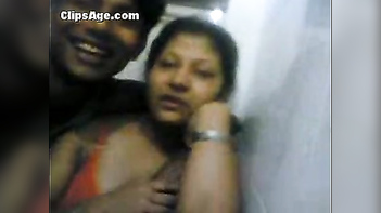 Indian sex scandal mms clip of desi youthful bhabhi with secret lover