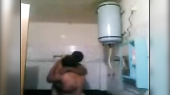 Aunty experiencing bare shower sex with devar