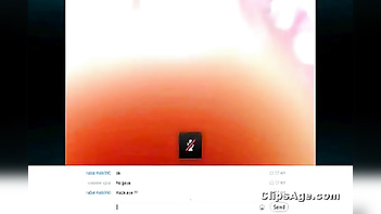 Desi beauty Rabia exposing herself on webcam for paramour