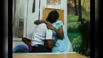 College Couples Caught Kissing in Class: Desi Sex MMS Goes Viral!