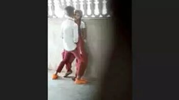 Desi College Lover's Intimate Moment Caught on Camera by Friends