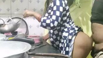 Kerala Wife Sizzles in the Kitchen with Superhot Big Ass Doggy Style!