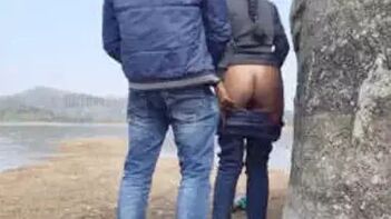 Experience the Passion of Desi Couple Romance with Outdoor Fucking