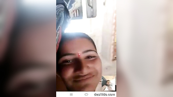 Desi Village Girl's Sensual Pussy Revealed in VC Video