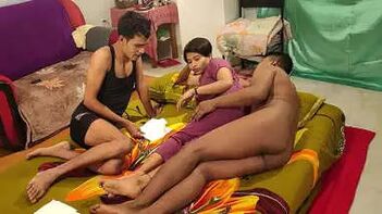 Desi Step Sister Wants Threesome With Two Brothers - Hot Indian Sex!