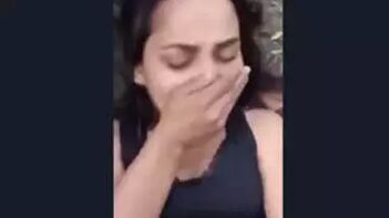 Hear Her Moans! Watch Sexy Indian Girl Hard Fucking in the Jungle with Hindi Talk