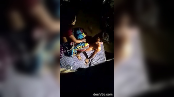 Desi Village Couple's Passionate Nighttime Fling