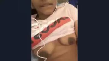 Sensual Desi Girl Enjoys Passionate Fingering and Boobs Licking with Hairy Pussy and Cute Nipples
