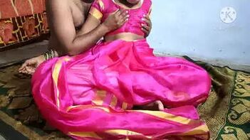 Discover the Passionate Pleasure of Desi Sex With a Hot Housewife in a Pink Sari!