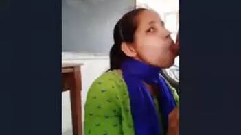 Experience the Pleasure of Desi Sex with a Cute Desi Girl Blowjob and Fucking from Her Teacher!