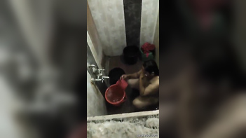 Explosive Desi Bhabhi Bathing Record Caught on Hidden Cam!