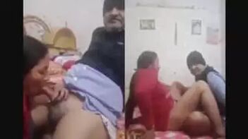 Experience the Thrill of Desi Sex with a Couple's Blowjob and Fucking Hindi Audio!