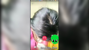 Desi Cutie Flaunting Her Assets On Video Call - A Must-See For All Sex Lovers!