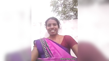 Uncovering the Hidden Passion: Desi Chachi Creates Sultry Video for Her Lover