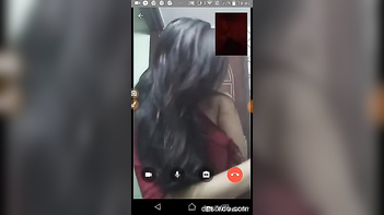 Indian Beauty Flaunting Her Assets During Sensual Video Chatting