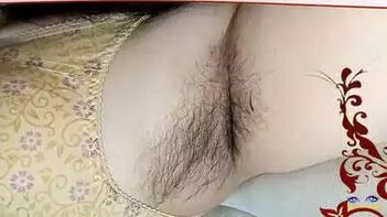 Sensuous Desi Beauty Laying On Bed With Big Natural Tits in Red Penty