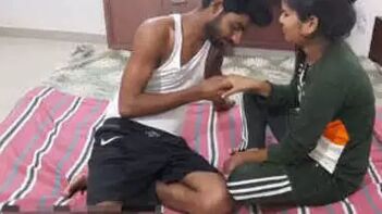 Desi Style: Sizzling Desi Couple Gets Hot and Heavy in Friends Room