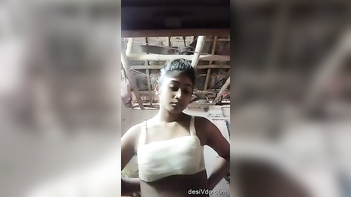 Watch Desi Cute Girl's Self-Recorded Video for Her BF!