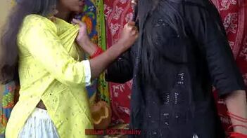 Father Punishes and Fucks His Two Daughters in His Tent at Fair in Desi Style - Shocking Audio of Hindi Voice