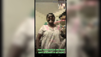 Hot Desi Aunty - Beautiful Indian Lady and Her Lover Making Passionate Indian Porn