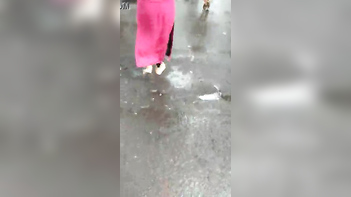 Unleash Desi Heat: Check Out Hot Indian Bhabhi's Raunchy Ass At The Market!