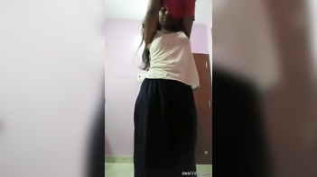 Desi Love Affair: Hot Girl Sucking and Fucking Her Cousin in Part 5