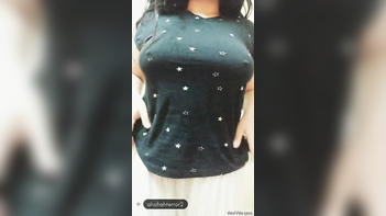 Sensational Desi Sex: Watch 3 Hot Clips of Indian Babe Flaunting Her Beautiful Boobies - Part 2!