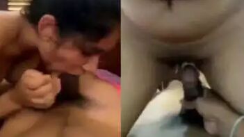 Experience the Intense Pleasure of Desi Sex with a Wild Blowjob and Hard Fucking!