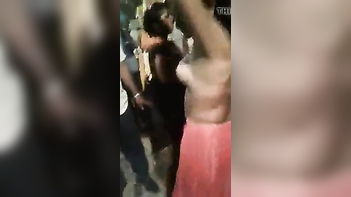 Stunning Desi Girl Performs Cute Naked Dance In Public - A Must-See Indian Experience!