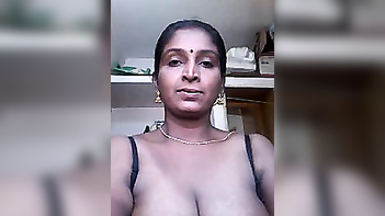 Sizzling South Indian Aunty Pleasuring Herself With a Veggie - Desi Sex Delight!