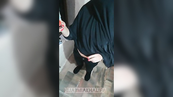 Sri Lankan Muslim Girl's Voyage of Self-Discovery: First Time Filming Her Pee in Toilet