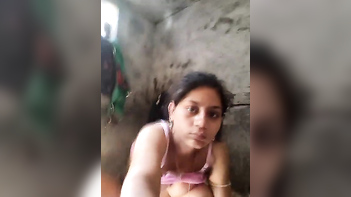 Uncovering Desi Passion: Watch Real Dehati Wife's Nude Bathroom Show!