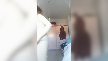 Desi Beauty Captures Intimate Moment with Self Recording