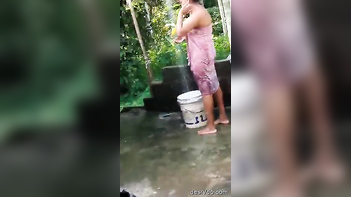 Desi Beauty Caught on Camera in Steamy Bathroom Encounter!