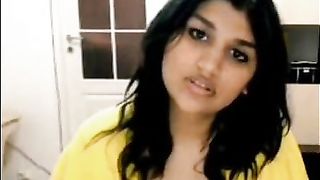 Renowned livecam gal Nandini in her recent series two