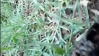Indian village whore getting her large boobs sucked and fucked in fields MMS movie