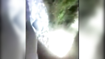 Hyderabad Big boobs aunty outdoor sex with hubbys ally