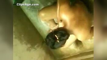 Bangladeshi lady taking bath captured through vent hole of bathroom