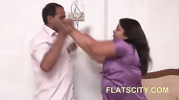 Electrician Caught Red-Handed as Tamil Aunty's Desi Sex Escapade Goes Awry