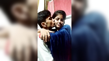 Kissing ends with hot XXX nipple-licking for the lovely Desi chick