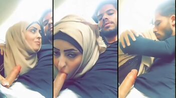 Shocking Video of Desi Teen in Hijab Giving Hot Blowjob to Brother