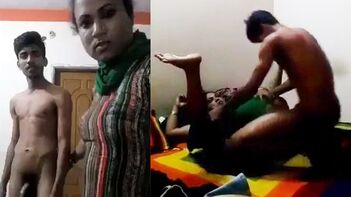 Desi Aunty's Nude Sex Video with Young Neighbor: Watch the Full Desi MMS Here!