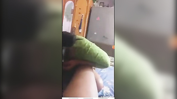 Watch Shy Indian Wife's Steamy MMS: Sucking Husband's Cock on Cam!